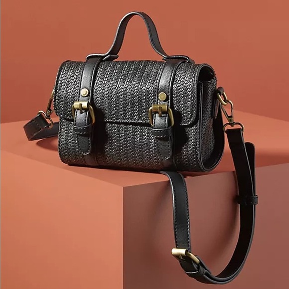 Anthropologie Handbags - Anthropologie Aidy Crossbody Bag in Black